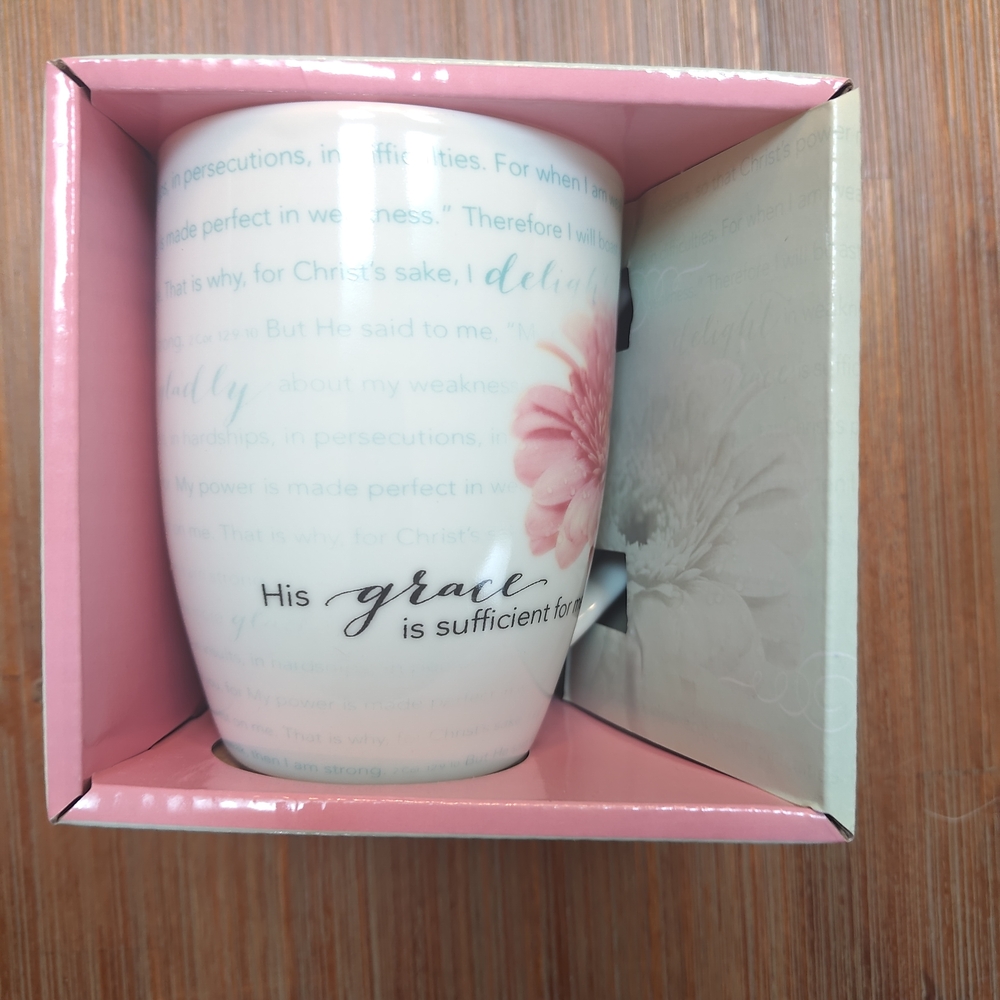 2013 christian Art Gifts In Box Grace 2 Corinthians 12:19 Ceramic Coffee Tea Mug